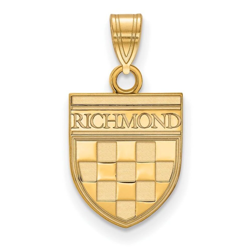 14K Yellow Gold University of Richmond Small Shield Pendant